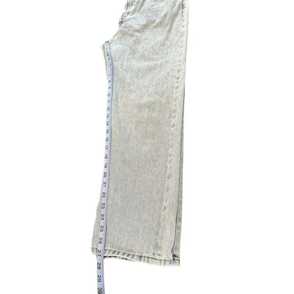 Everlane Light Wash Organic Cotton The Relaxed Straight Fit Jean Size 30 - Picture 10 of 11